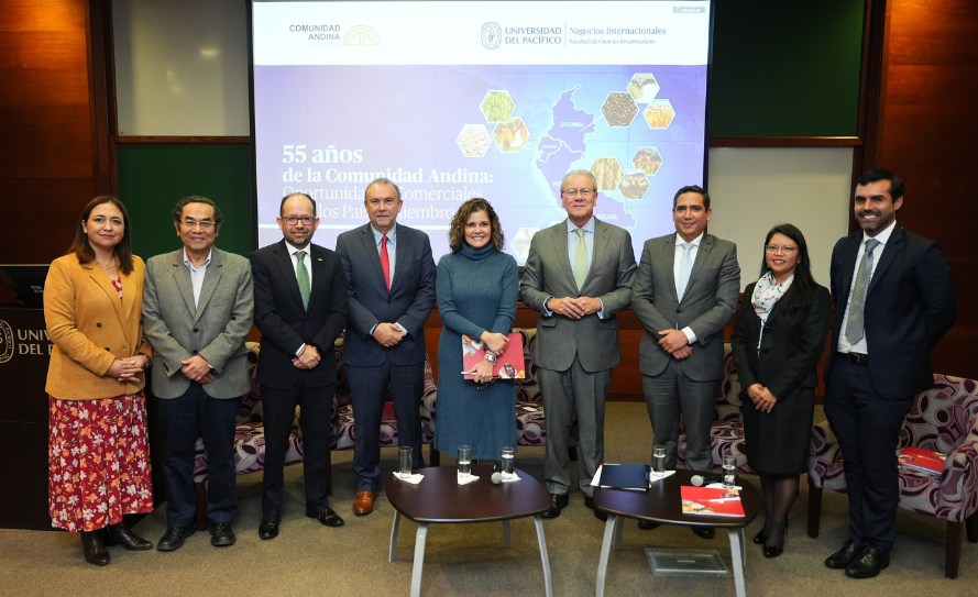 UP y la Comunidad Andina de Naciones organizaron "55 años de la Comunidad Andina: Oportunidades Comerciales para los Países Miembros"