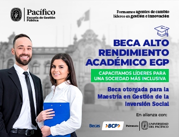 Beca Alto Rendimiento Académico EGP - Maestría en Gestión de la Inversión Social